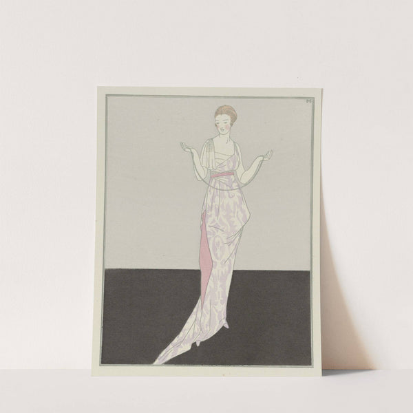 Bergson a promis de venir ; Robe de dîner de Worth (1914) by Bernard Boutet de Monvel