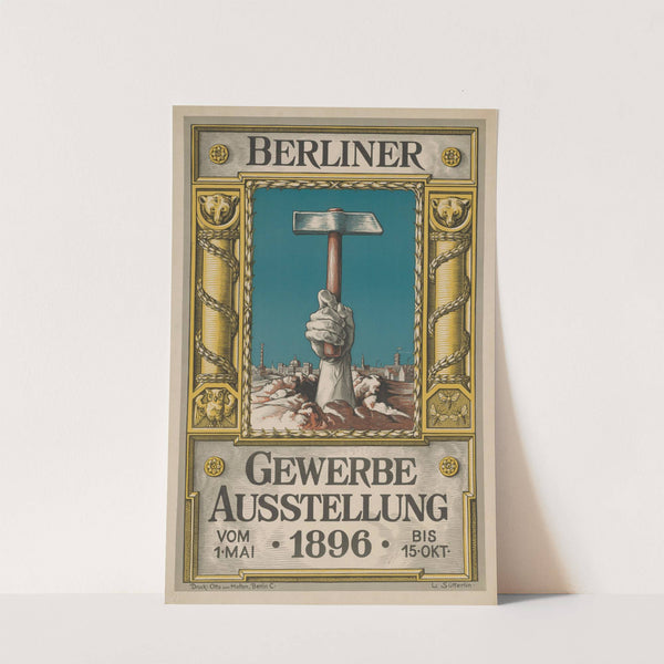 Berliner Gewerbe-Ausstellung 1896 (1896) by Ludwig Sütterlin