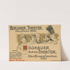 Berliner Theater. Moskauer Künstlerisches Theater (1906) by W. Simoff