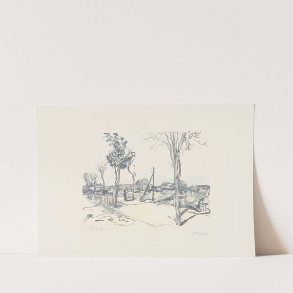 Berliner Vorstadt bei Zehlendorf (Um Berlin) (1912) by Rudolf Grossmann