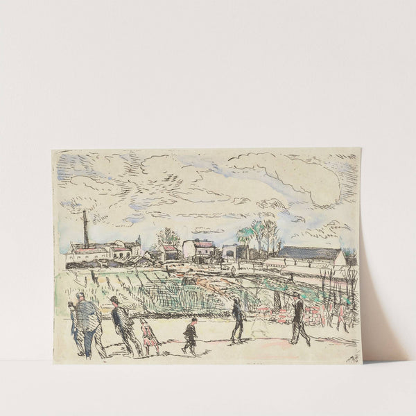 Berliner-Vorstadt Machnow (1910 - 1914) by Rudolf Grossmann