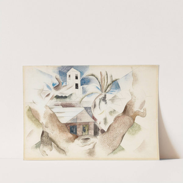 Bermuda No. 1, Tree and House (1917) by Charles Demuth