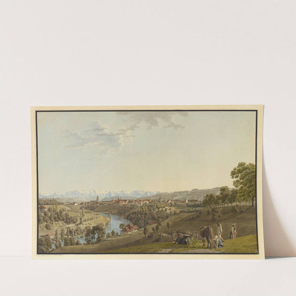 Bern, von Norden by Johann Jakob Biedermann