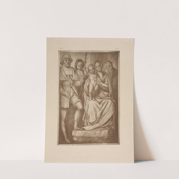 Bernardino Lanino - Madonna and child with St. Roch and St. Jerome by P. & D. Colnaghi