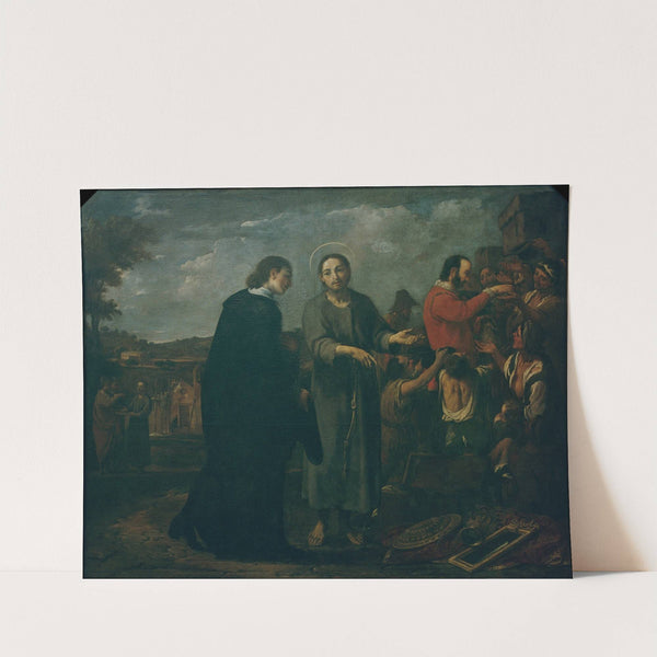 Bernat de Quintaval Distributes his Riches to the Poor by Antoni Viladomat