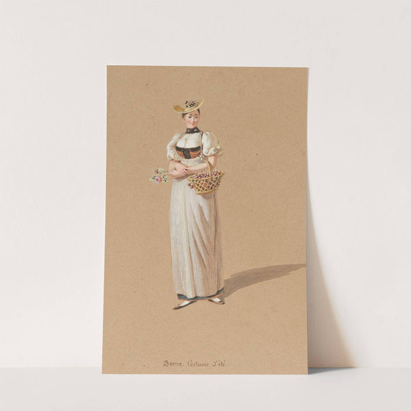 Berne. Costume d’ètè (1821) by Franz Niklaus König