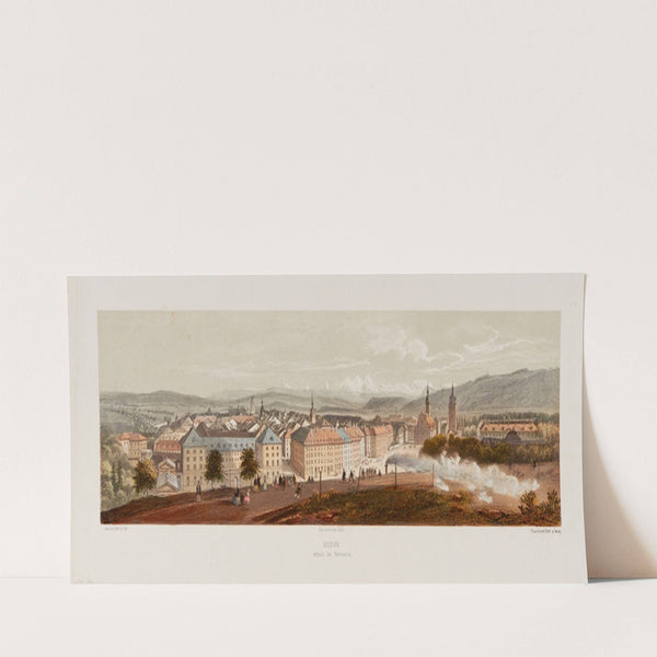 Berne depuis les Remparts by Jean Jacottet