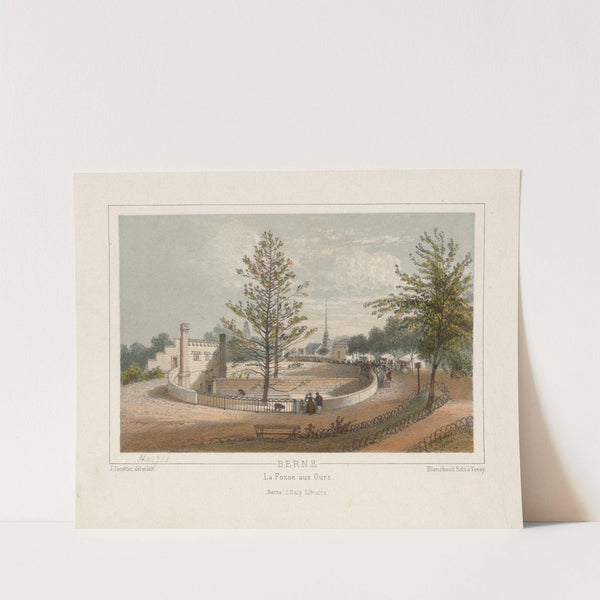 Berne La Fosse aux Ours by Jean Jacottet