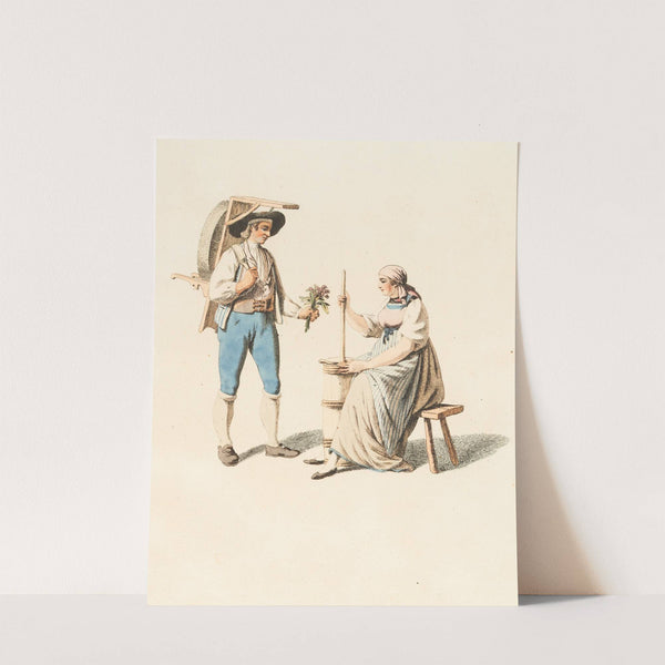 Berne. Oberhasli (1809) by Franz Niklaus König