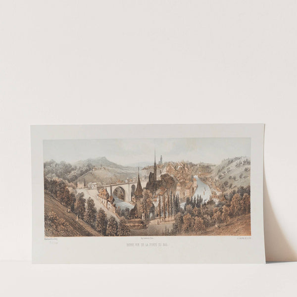 Berne, vue de la porte du bas by Jean Jacottet