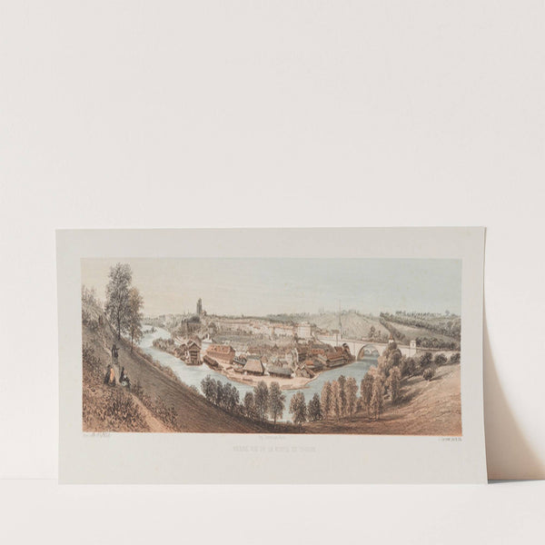 Berne vue de la route de Thoune by Jean Jacottet