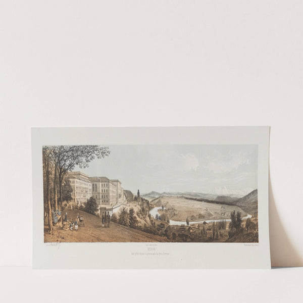 Berne Vue prise depuis la promenade du petit Rempart by Jean Jacottet