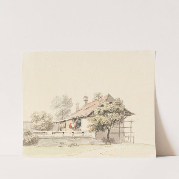 Berner Bauernhaus by Johann Ludwig Aberli