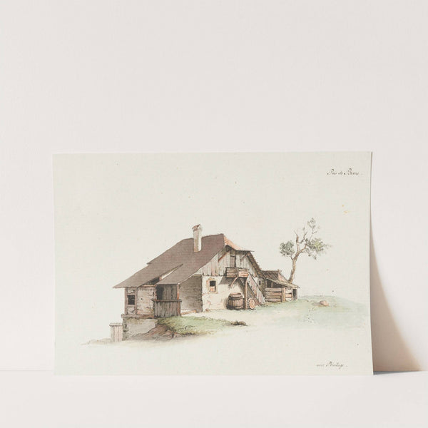 Berner Bauernhaus by Johann Ludwig Aberli