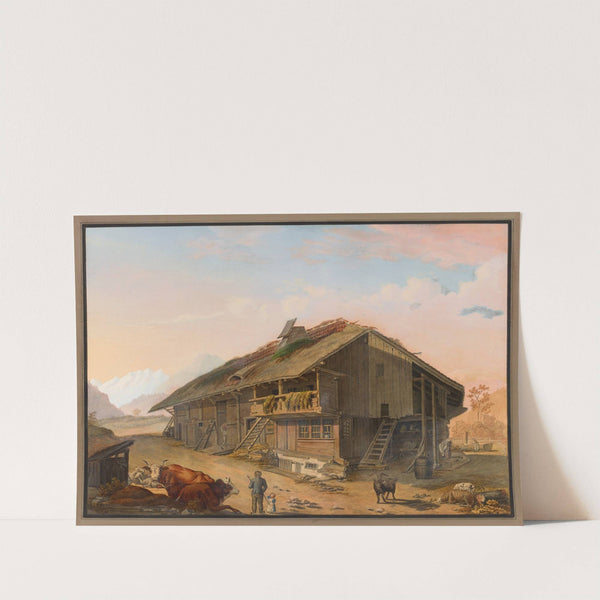 Berner Kleinbauernhaus by Johann Friedrich Maehly