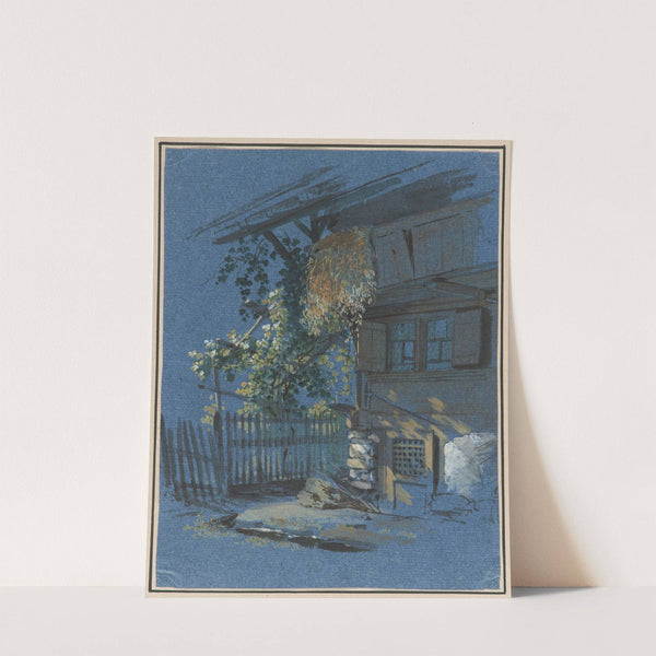 Berner Oberländer Bauernhaus im Mondschein (1797 - 1809) by Franz Niklaus König