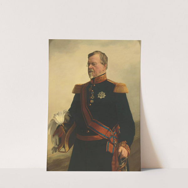 Bernhard (1792-1862), hertog van Saksen-Weimar. Generaal in Nederlandse dienst by Jacob Spoel