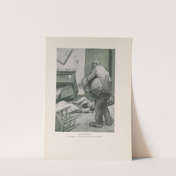 Bernhardiism (1916-1917) by Louis Raemaekers