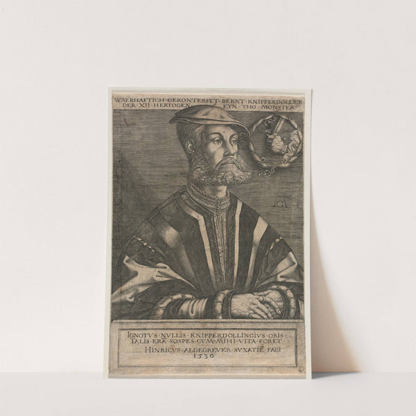 Bernt Knipperdolling (1536) by Heinrich Aldegrever