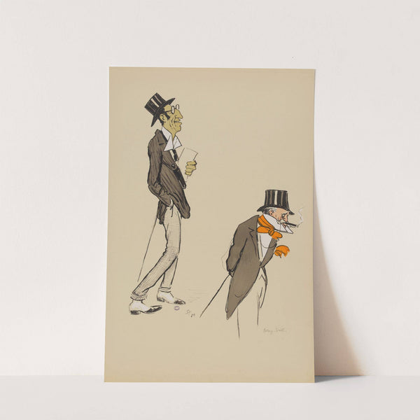 Berry-Wall et un homme (1920) by Georges Goursat (Sem)