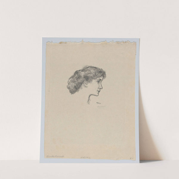 Bertha Kalis (study for poster) by Ernest Haskell