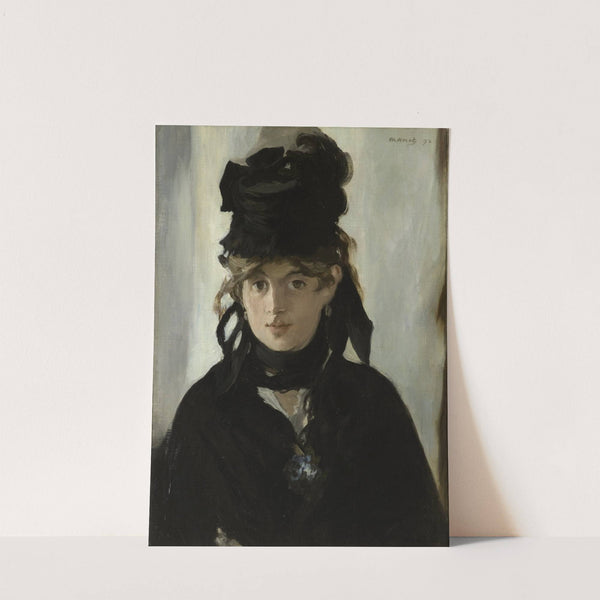 Berthe Morisot With A Bouquet Of Violets (1872) by Édouard Manet