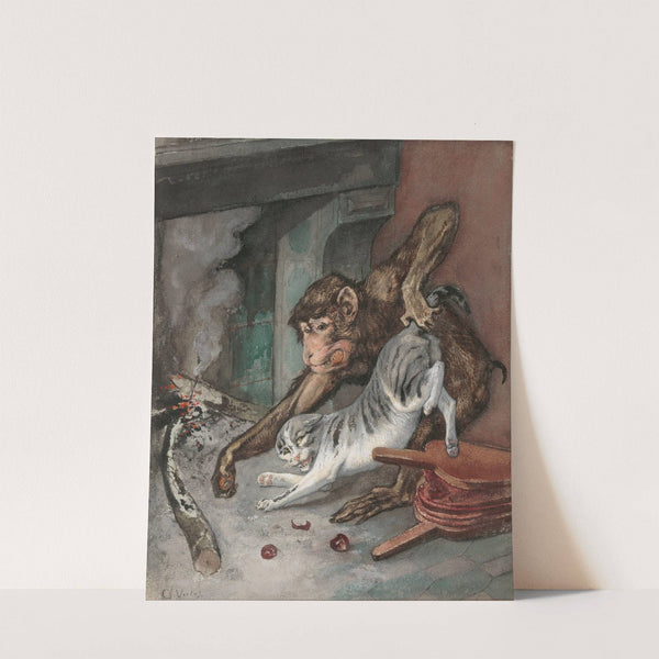 Bertrand and Raton by Charles Verlat