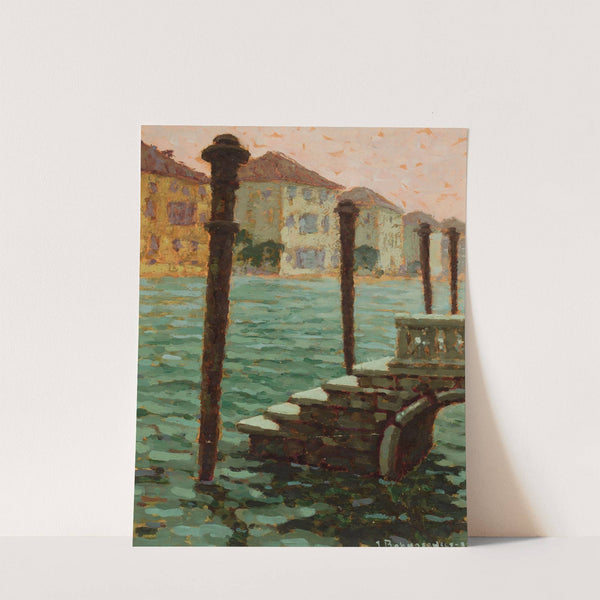 Beside Canalazzo in Venice (1933) by Jan Bohuszewicz