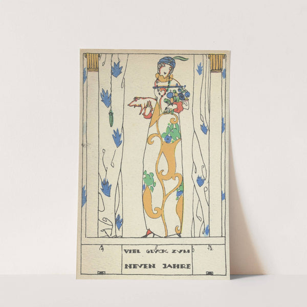 Best of Luck for the New Year (Viel Glück zum Neuen Jahre) (1912) by Arnold Nechansky