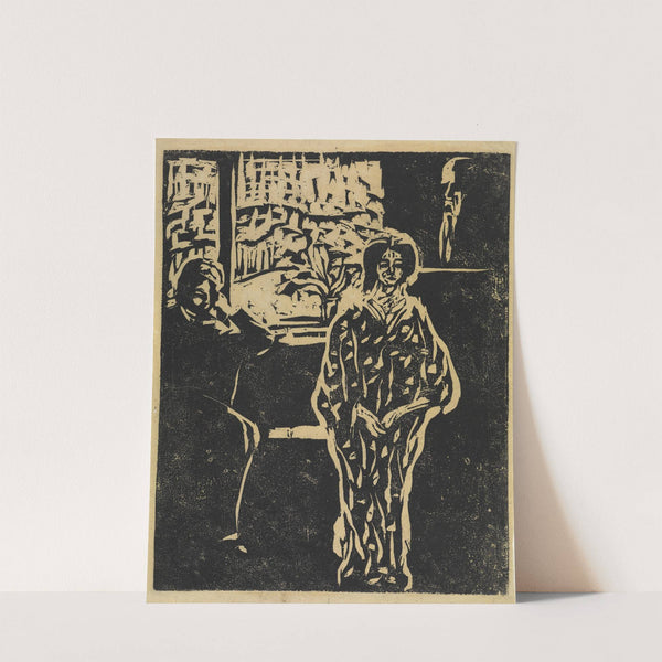 Besuchsszene by Ernst Ludwig Kirchner