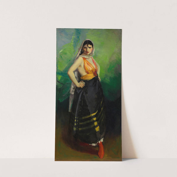 Betalo Rubino, Dramatic Dancer (1916) by Robert Henri