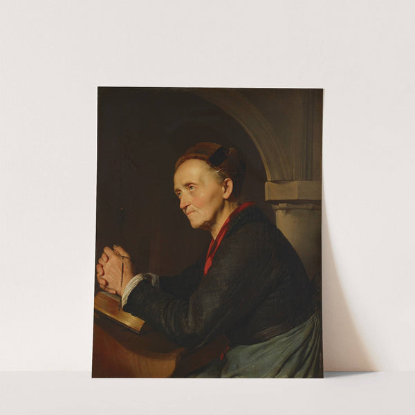 Betende Bäuerin by Franz Eybl