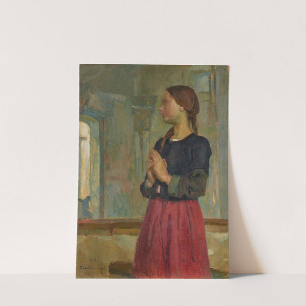 Betendes Mädchen (1922) by Christian Landenberger