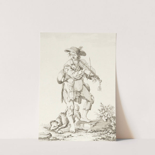 Bettler mit Geige (1778) by Marquard Wocher