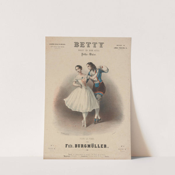 Betty, ballet en deux actes, polka-walse, Académie royale de musique (1846) by Henri Emy