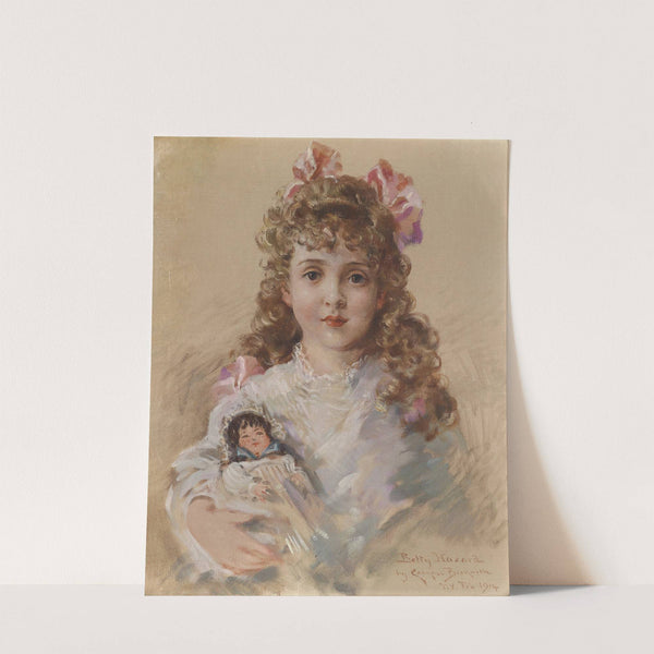 Betty Hazard with her favourite doll by James Carroll Beckwith