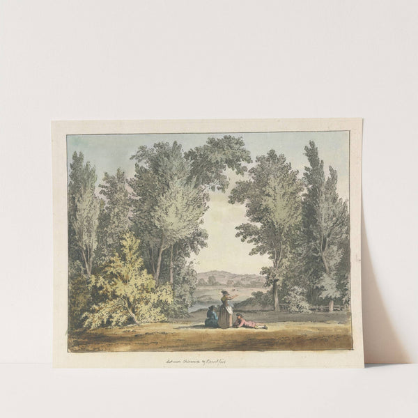 Between Chiswick and Brentford by Samuel Hieronymus Grimm