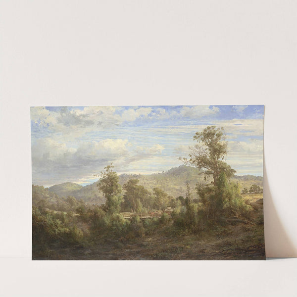 Between Tallarook and Yea by Louis Buvelot