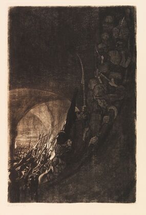 Bewaffnung in einem Gewölbe (1906)