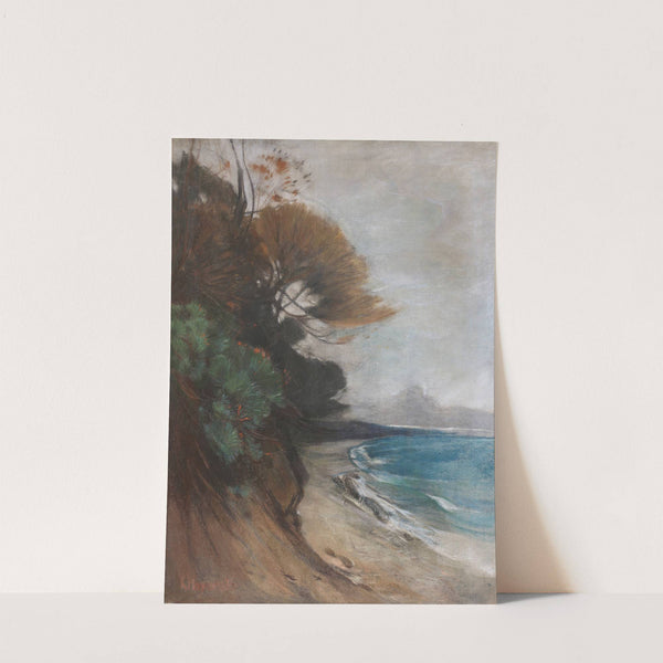 Bewaldete Küstenlandschaft by Karl Hagemeister