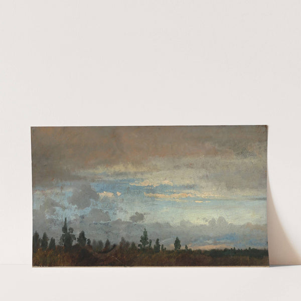 Bewölkter Abendhimmel (1841-1853) by Johann Wilhelm Schirmer