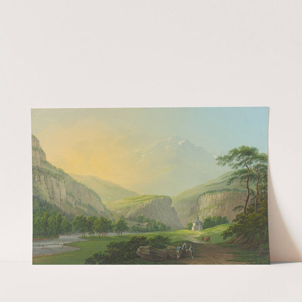 Bey Airolo am Fusse des St Gotthard im Livinerthal by Johann Heinrich Bleuler the Younger