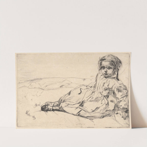 Bibi Valentin (1859) by James Abbott McNeill Whistler