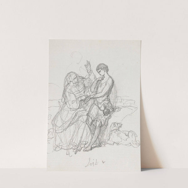 Biblical Scene by Nicaise De Keyser