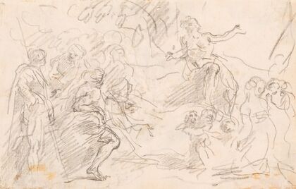 Biblical Scene (verso)