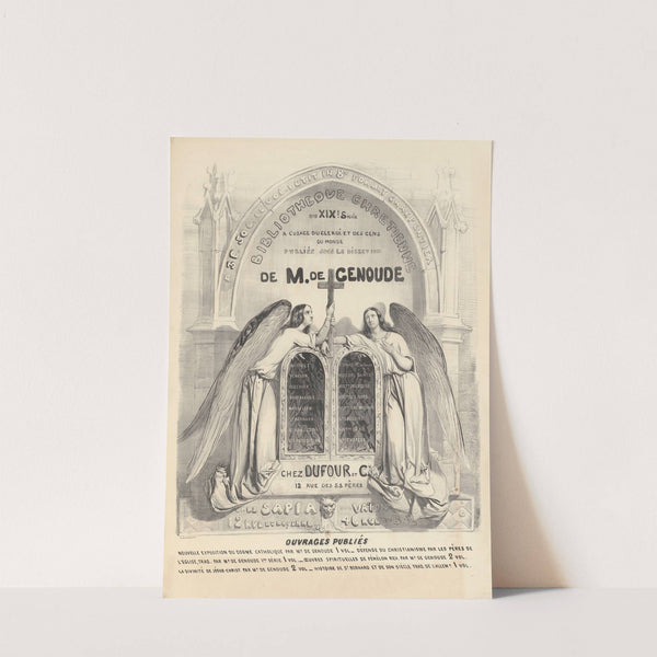 Bibliothèque chrétienne du XIXe siècle à l’usage du clergé et des gens du monde (1842) by Imp. Lemercier & Cie