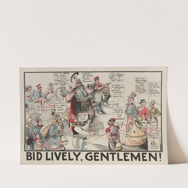 Europe’s Modern Santa Claus (1914) by Carey Cartoon Service