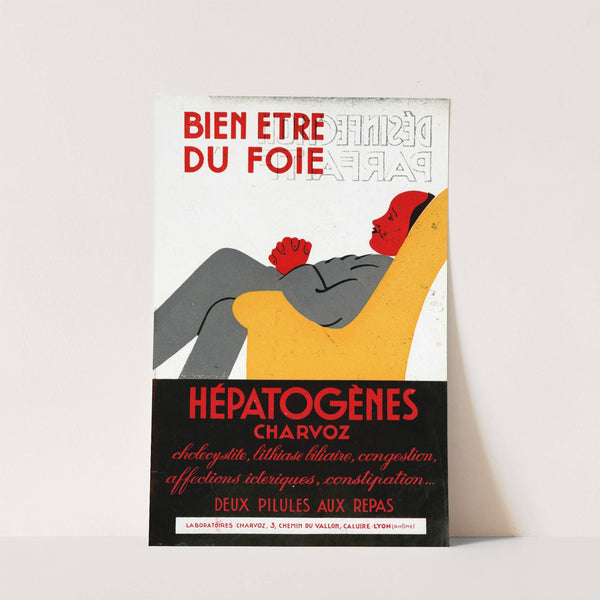 Bien être du foie (1910-1950) by Laboratoires Charvoz