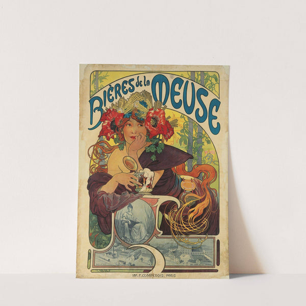 Bières De La Meuse (1897) by Alphonse Mucha