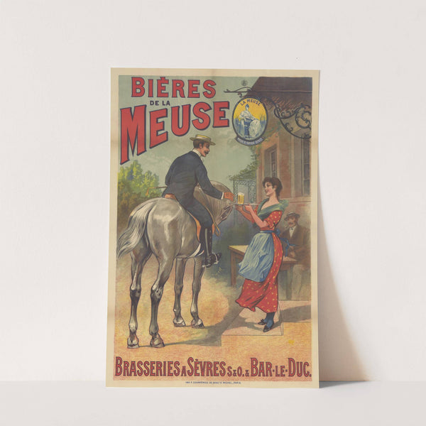 Bières de la Meuse. Brasserie à Sèvres (S. & O.) & Bar-le-Duc (1898) by Imp. F. Champenois